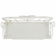 Safavieh Tyrique 4 Tier Iron Shelf Unit in White