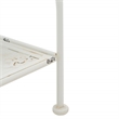 Safavieh Tyrique 4 Tier Iron Shelf Unit in White