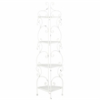 Safavieh Turuca 4 Tier Iron Corner Shelf in White