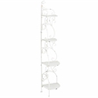 Safavieh Turuca 4 Tier Iron Corner Shelf in White