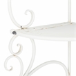 Safavieh Turuca 4 Tier Iron Corner Shelf in White