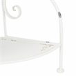Safavieh Turuca 4 Tier Iron Corner Shelf in White