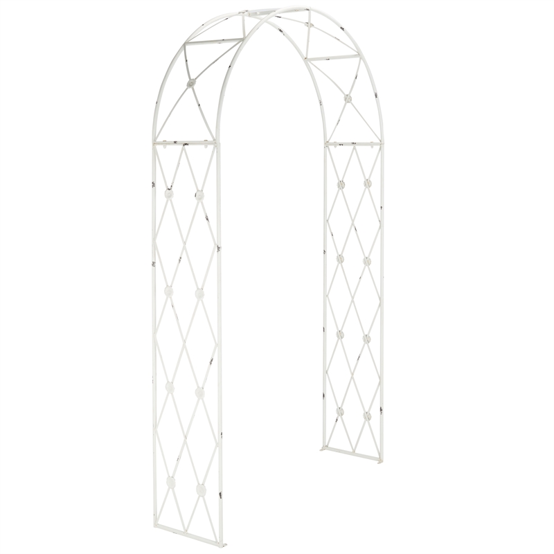 Safavieh Atticus Iron Archway in White