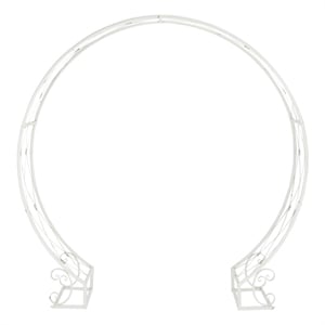 Safavieh Mizell Moon Iron Gateway in White