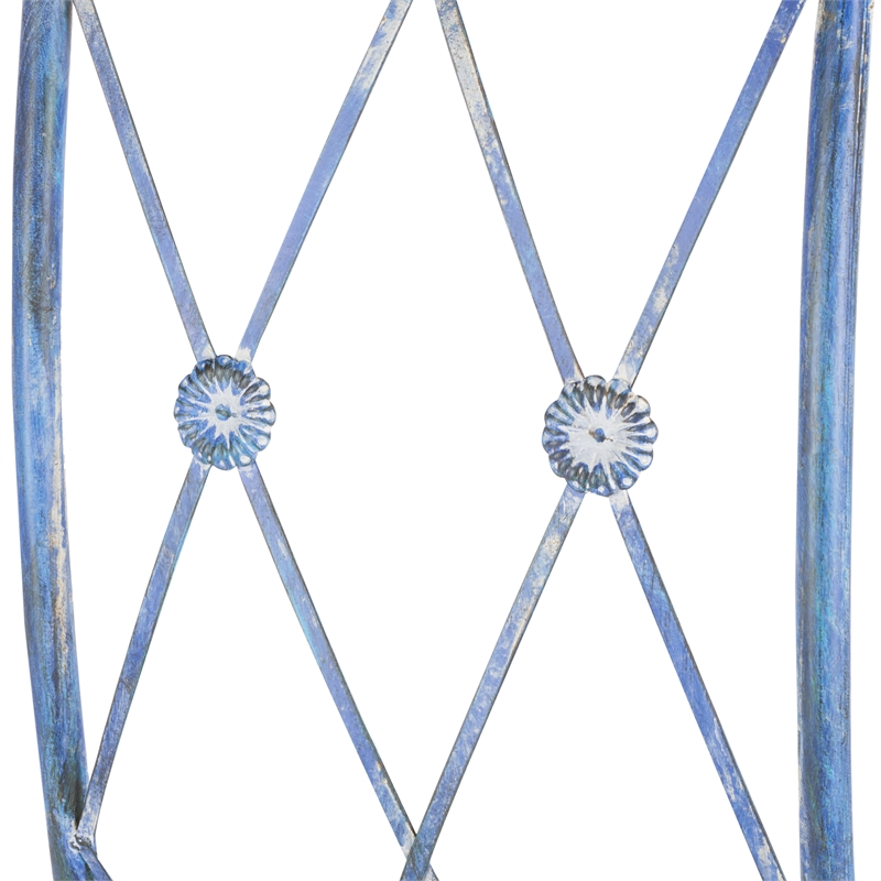 Safavieh Mizell Moon Iron Gateway in Blue
