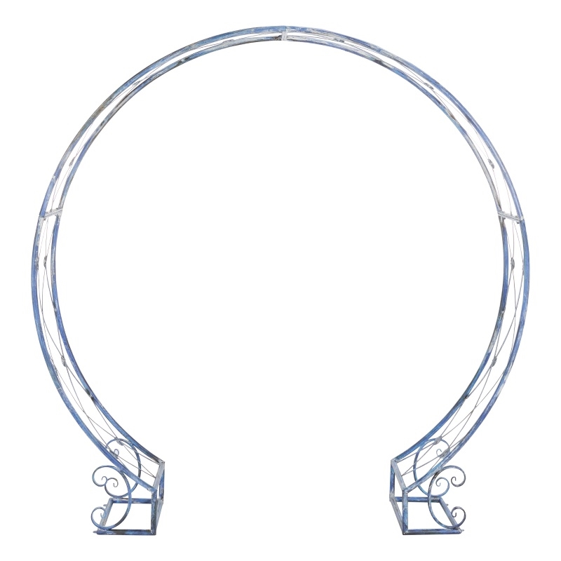 Safavieh Mizell Moon Iron Gateway in Blue