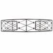Safavieh Mizell Moon Iron Gateway in Black / Rust