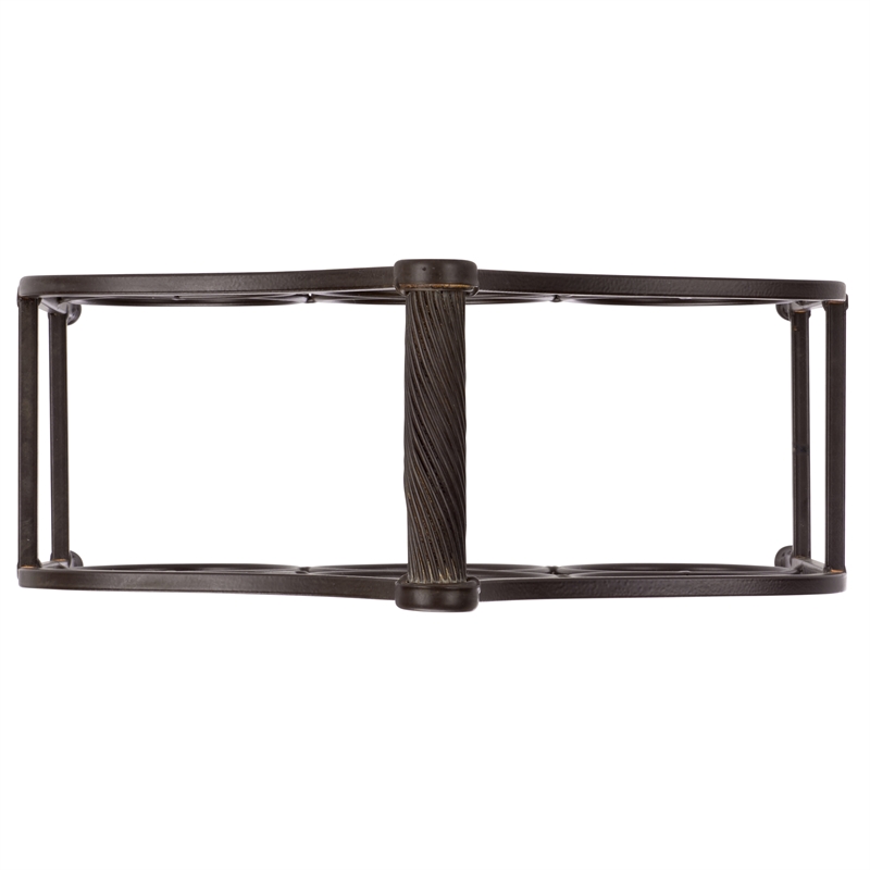 Safavieh Floyd 6 Wine Iron Bottle Holder in Brown