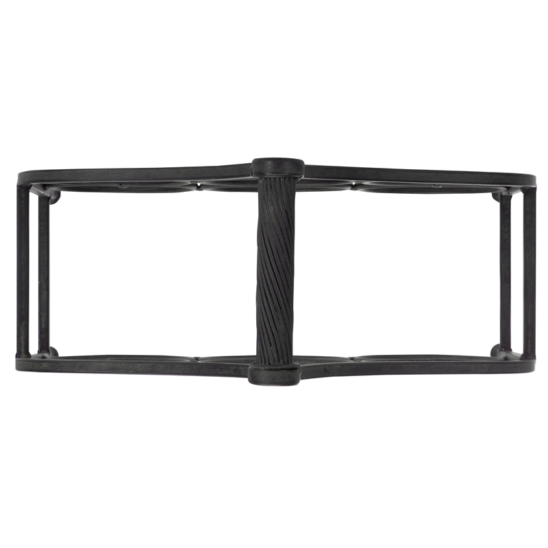 Safavieh Floyd 6 Wine Iron Bottle Holder in Black