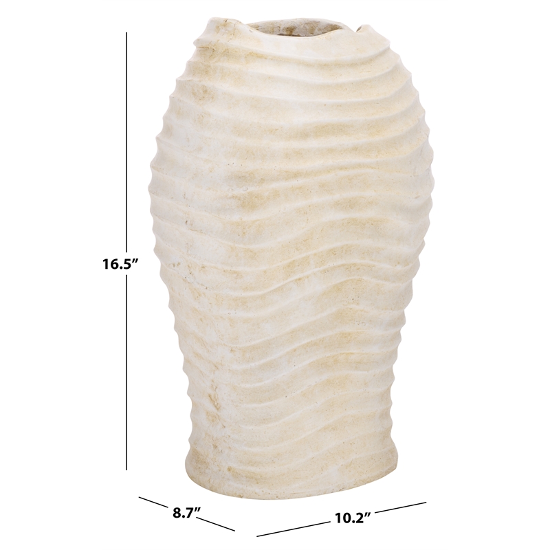 Safavieh Damian Planter Pot  in Off White
