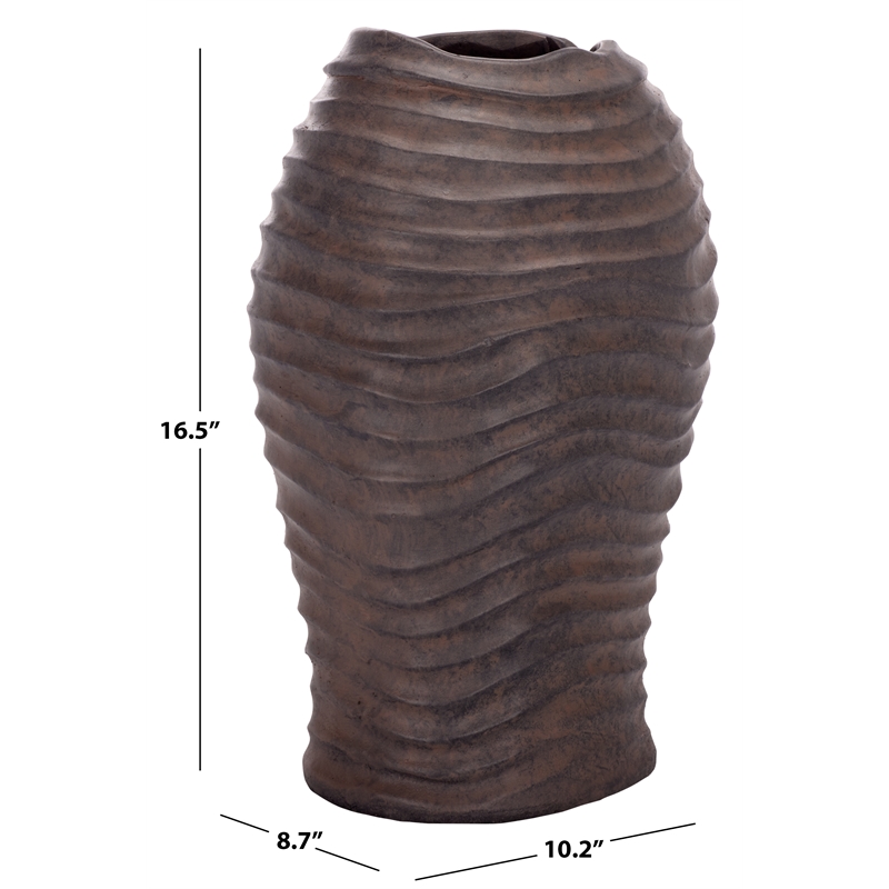 Safavieh Damian Planter Pot  in Brown