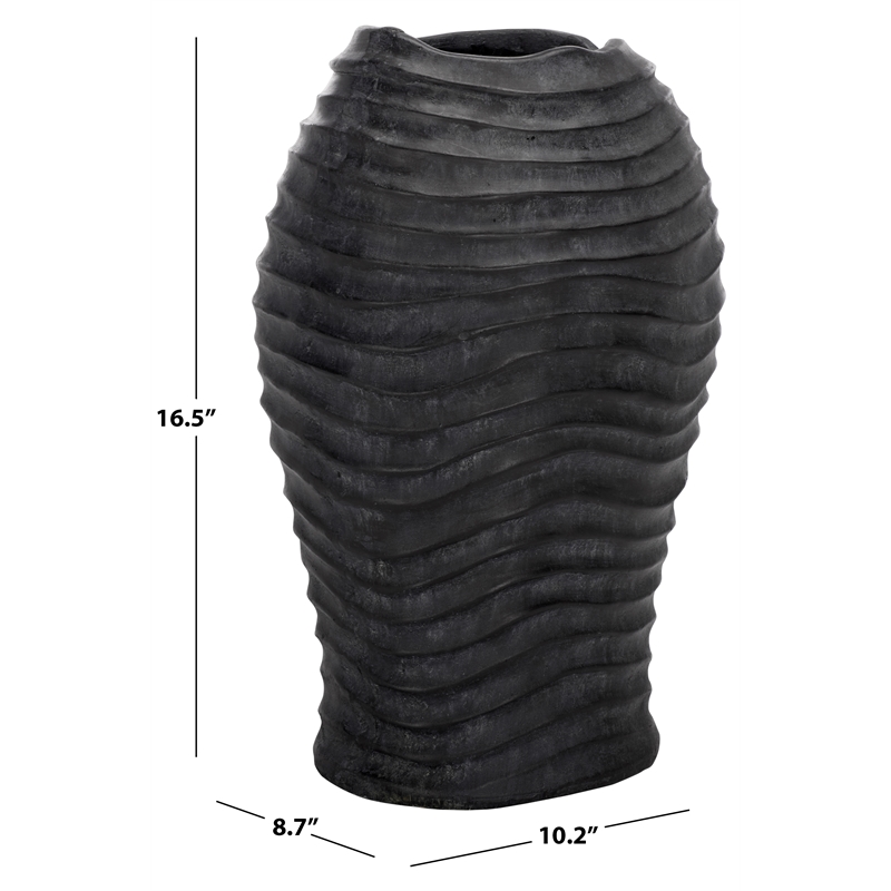 Safavieh Damian Planter Pot  in Black