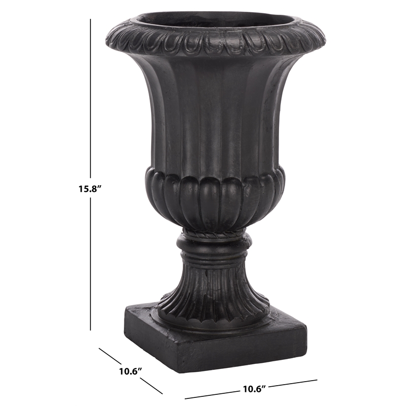 Safavieh Durham Planter Pot  in Black