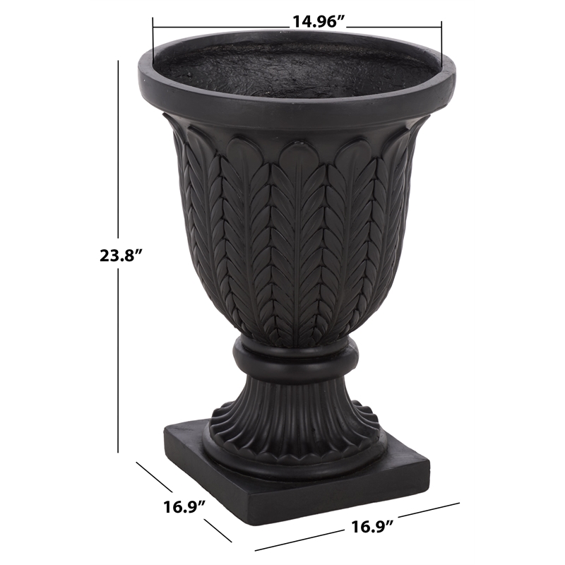 Safavieh Apollo Planter Pot  in Black