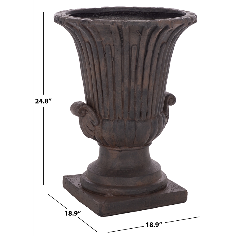 Safavieh Atlas Planter Pot in Brown