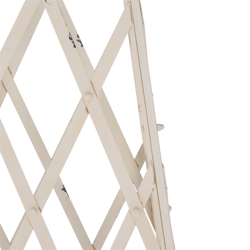 Safavieh Caledonia Iron Trellis Planter in White