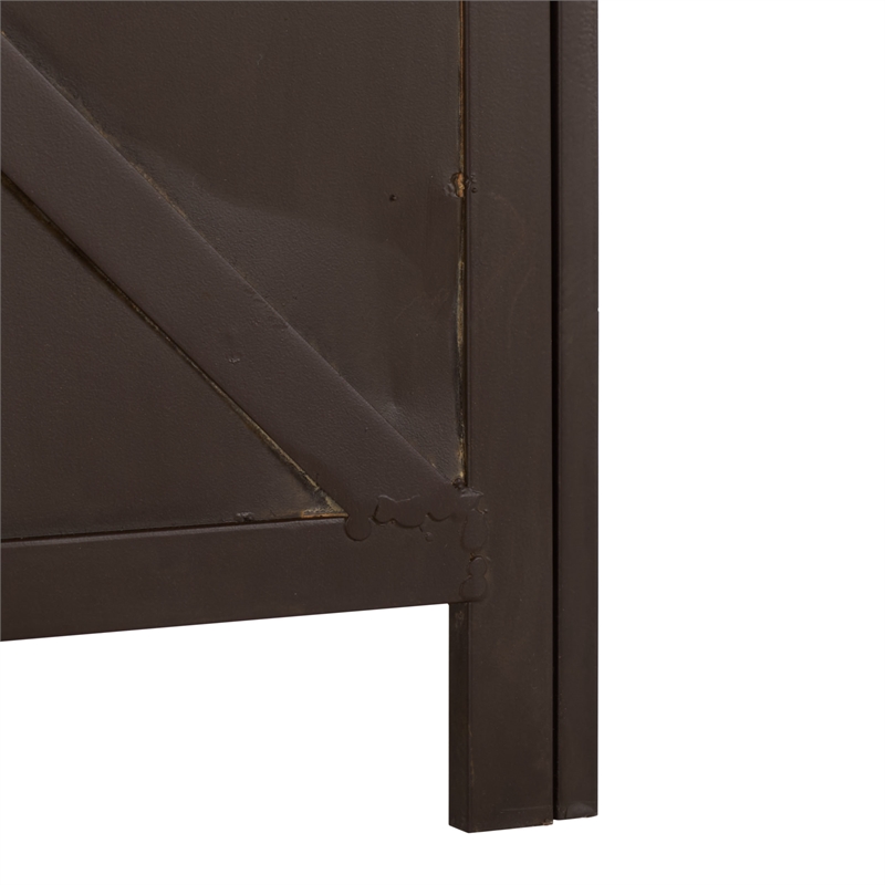 Safavieh Caledonia Iron Trellis Planter in Brown
