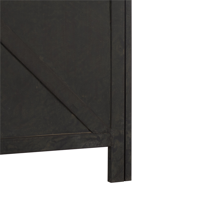 Safavieh Caledonia Iron Trellis Planter in Black