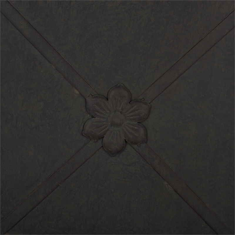 Safavieh Caledonia Iron Trellis Planter in Black