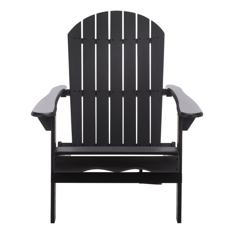 Safavieh Eden Wood Adirondack Chair  in Black