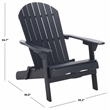 Safavieh Eden Wood Adirondack Chair in Blue