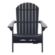 Safavieh Eden Wood Adirondack Chair in Blue