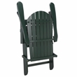 Safavieh Eden Wood Adirondack Chair in Green