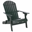 Safavieh Eden Wood Adirondack Chair in Green