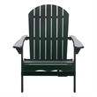 Safavieh Eden Wood Adirondack Chair in Green