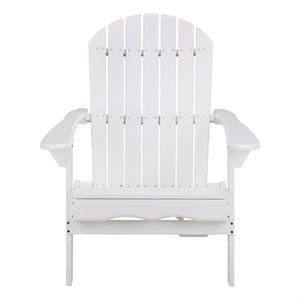 Safavieh Eden Wood Adirondack Chair in White