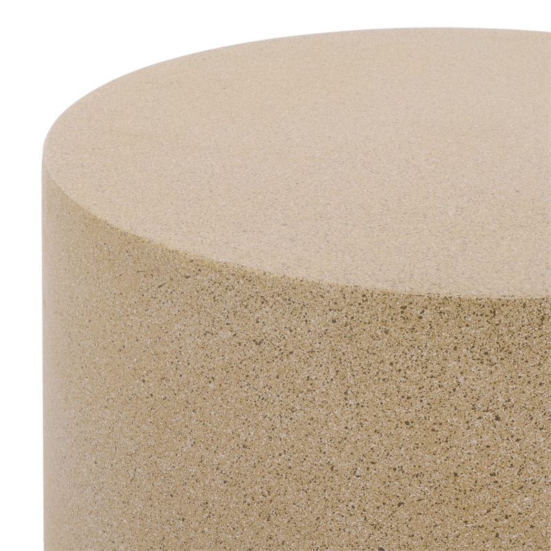 Safavieh Tina Cylinder Accent Table  in Beige
