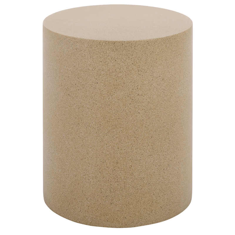 Safavieh Tina Cylinder Accent Table  in Beige