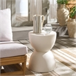 Safavieh Tina Hourglass Accent Table in Ivory