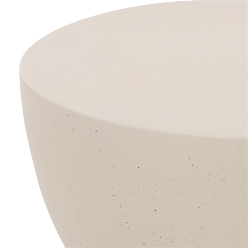 Safavieh Tina Hourglass Accent Table in Ivory