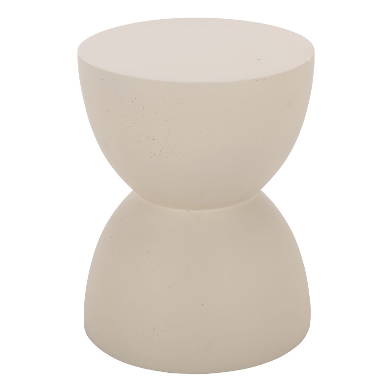Safavieh Tina Hourglass Accent Table in Ivory