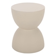 Safavieh Tina Hourglass Accent Table in Ivory
