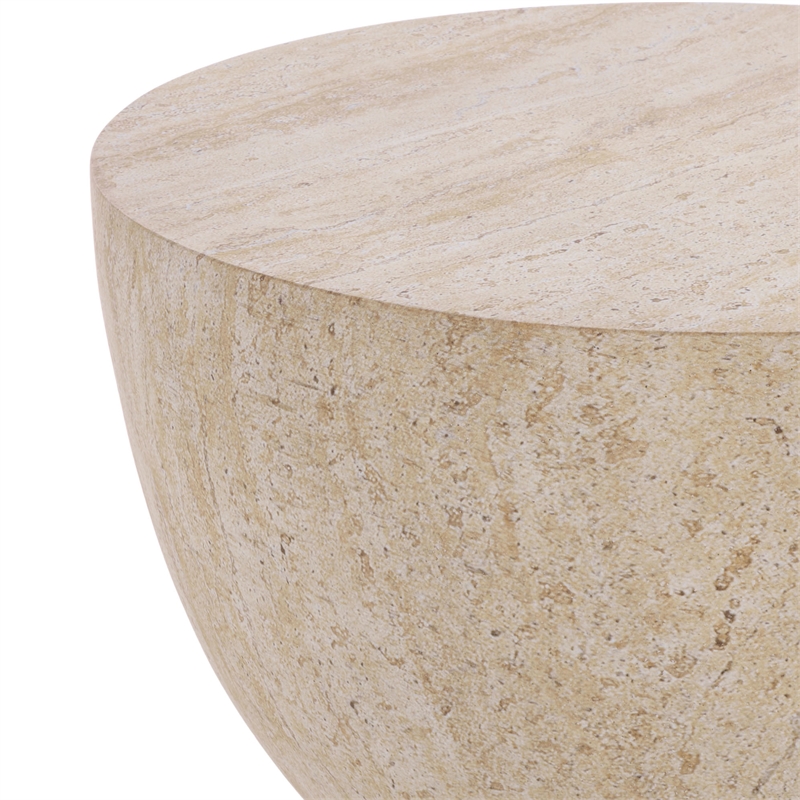 Safavieh Tina Hourglass Accent Table in Beige