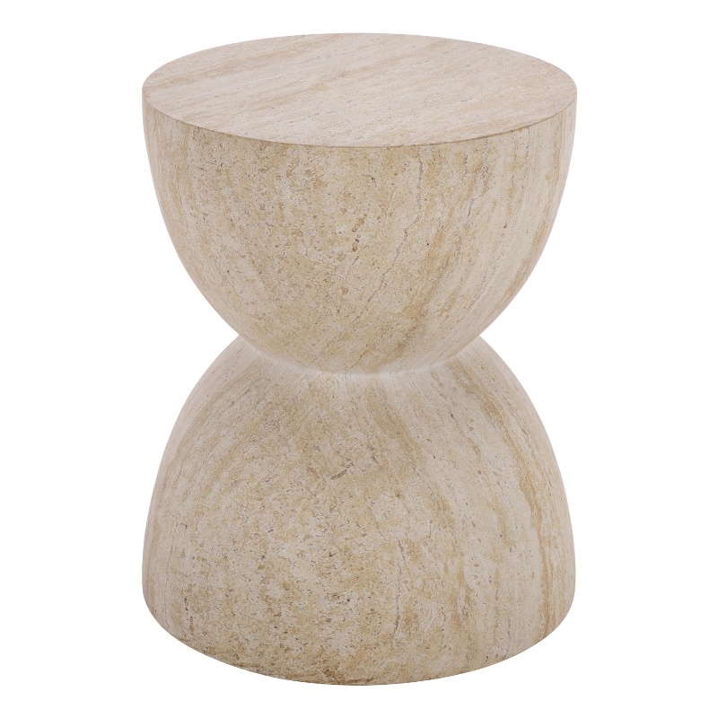 Safavieh Tina Hourglass Accent Table in Beige