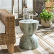 Safavieh Tina Hourglass Accent Table  in Green