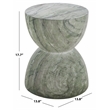 Safavieh Tina Hourglass Accent Table  in Green