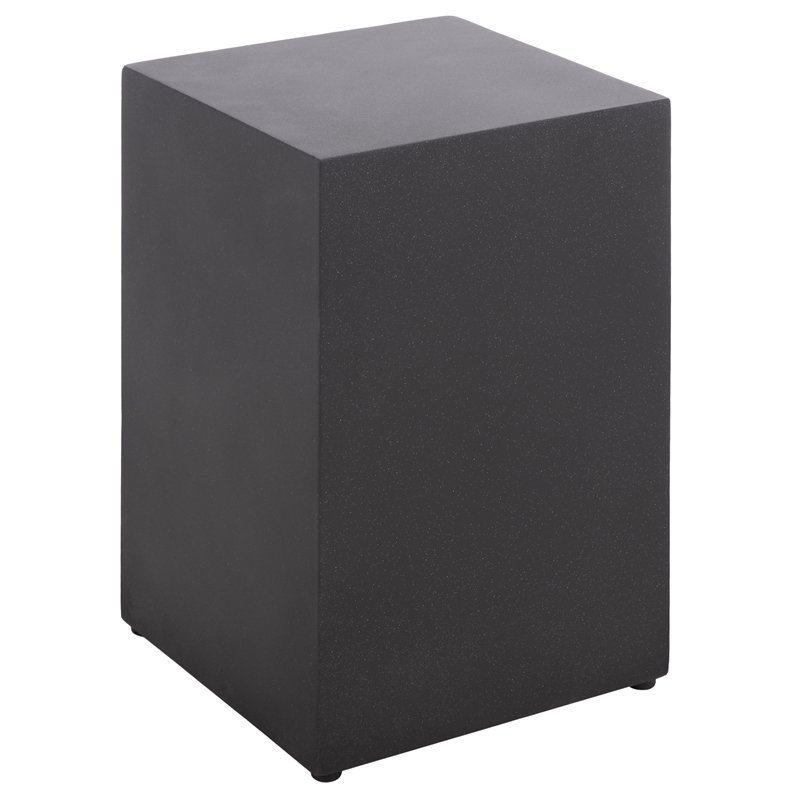 Safavieh Tina Cube Accent Table in Black
