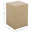 Safavieh Tina Cube Accent Table  in Beige