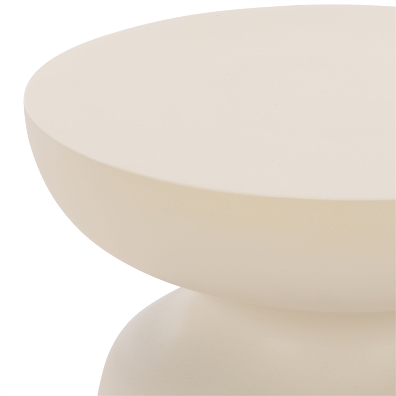Safavieh Tina Mushroom Accent Table in Ivory