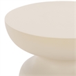 Safavieh Tina Mushroom Accent Table in Ivory