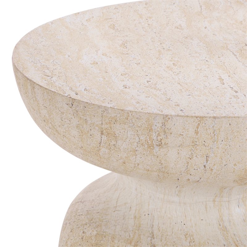 Safavieh Tina Mushroom Accent Table  in Beige