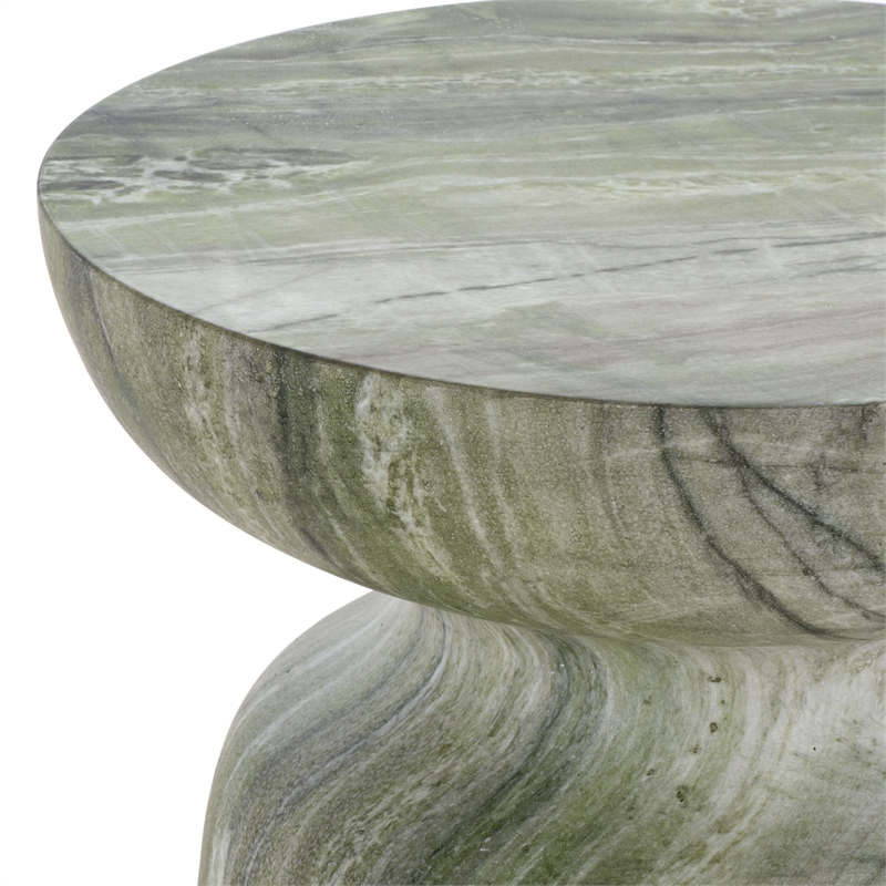 Safavieh Tina Mushroom Accent Table in Green
