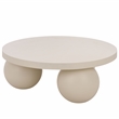 Safavieh Tina 3 Ball Round Coffee Tablein Ivory