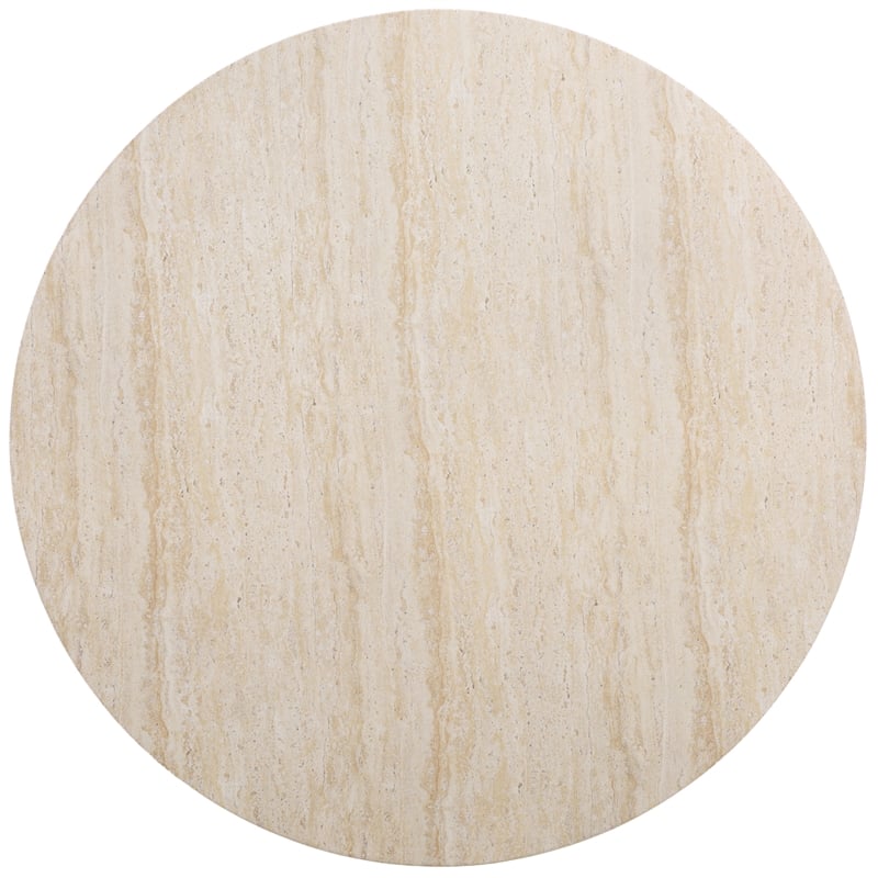 Safavieh Tina 3 Ball Round Coffee Table in Beige
