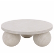 Safavieh Tina 3 Ball Round Coffee Table in Smoke