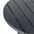 Safavieh Cloverdale Round Wood Table in Dark Gray / Beige